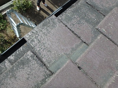 屋根の補修前の様子