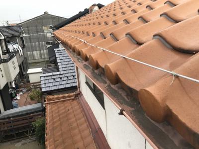 自然災害雨樋現状