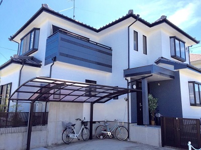 外壁塗装　施工後