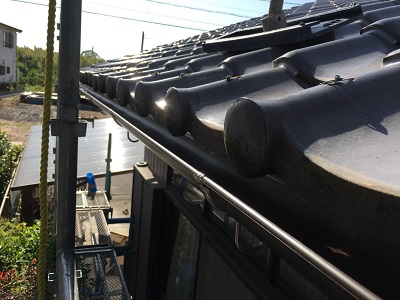 雨樋交換工事施工後の様子