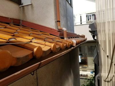 自然災害雨樋現状