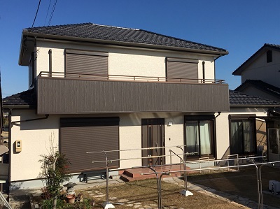 金属サイディング　施工後