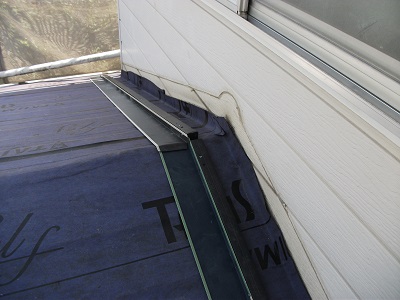 ルーフィングした屋根