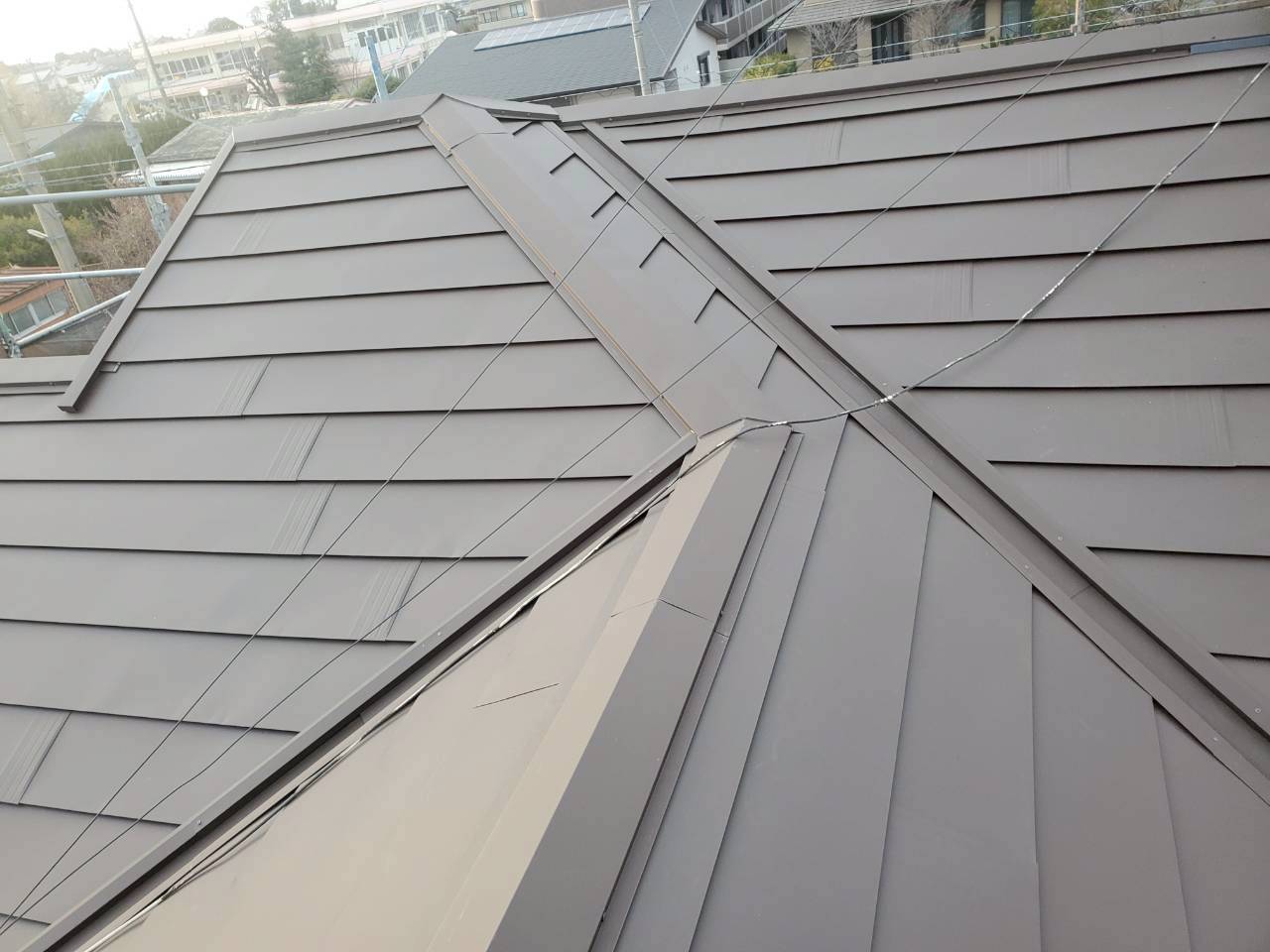 屋根葺き替え工事　施工後