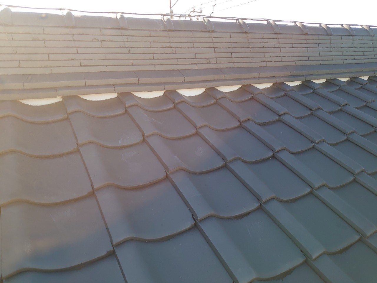 大屋根　施工前