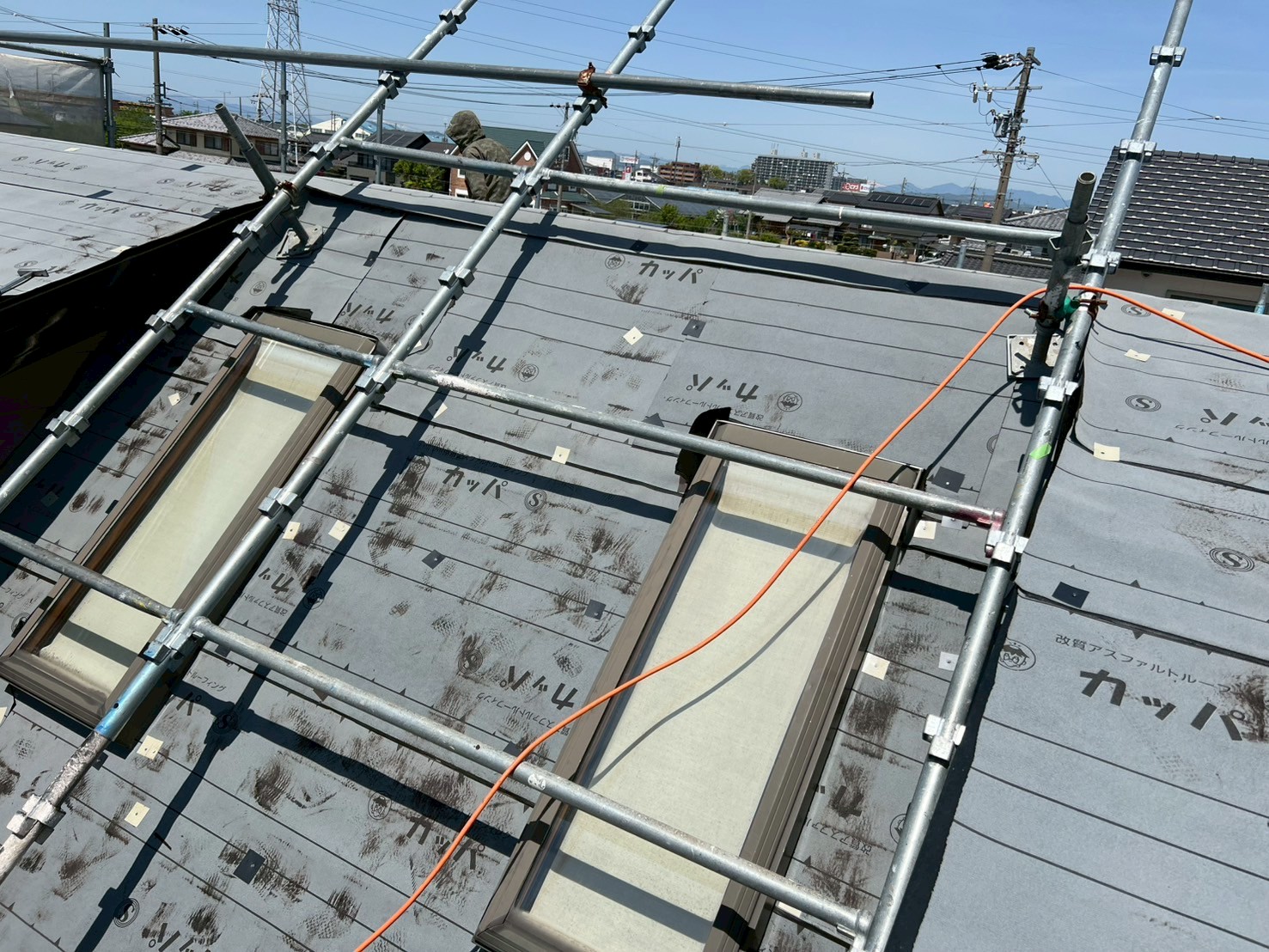 カバー工事　施工中２