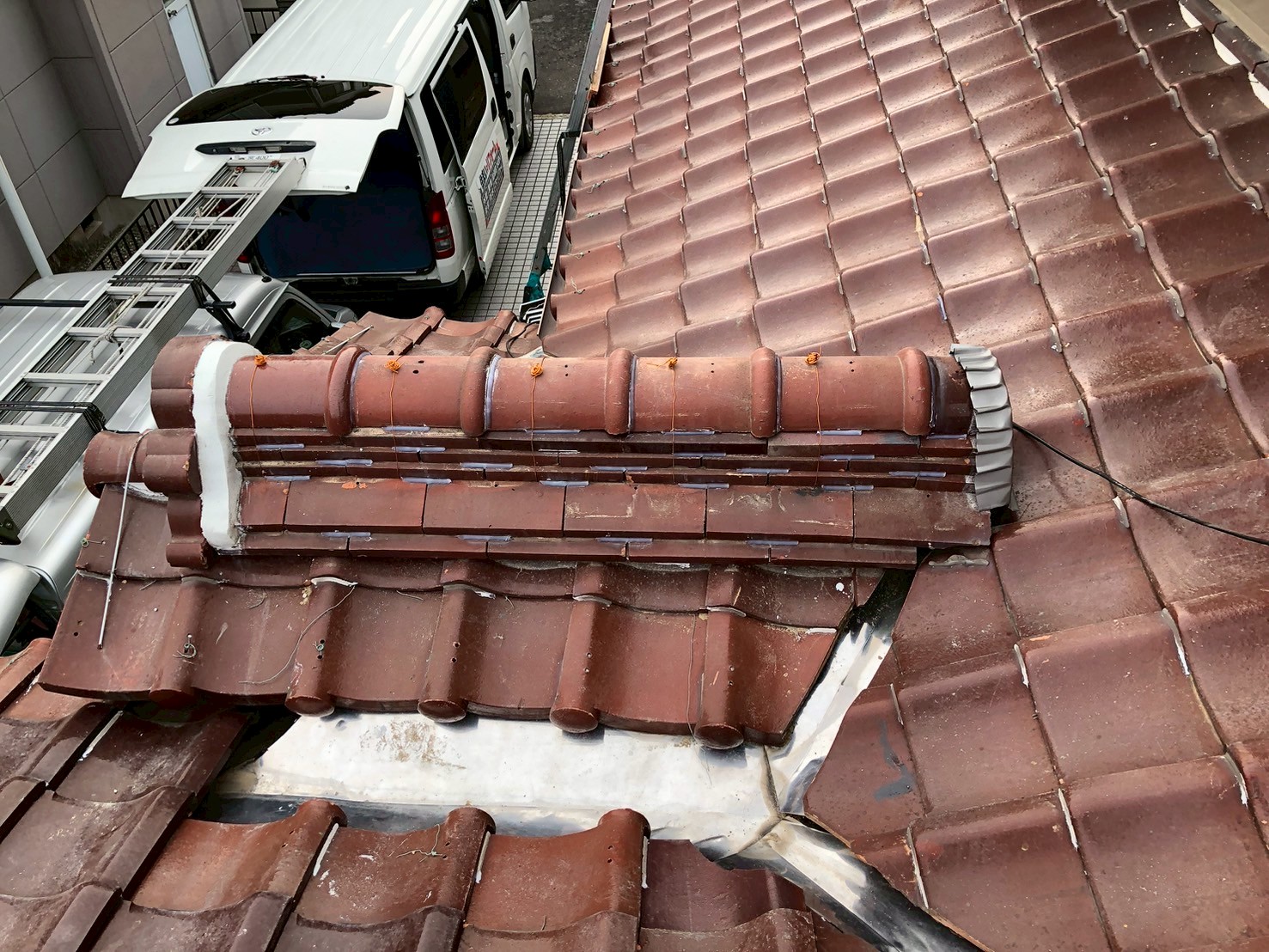 棟瓦取り直し工事　施工後2