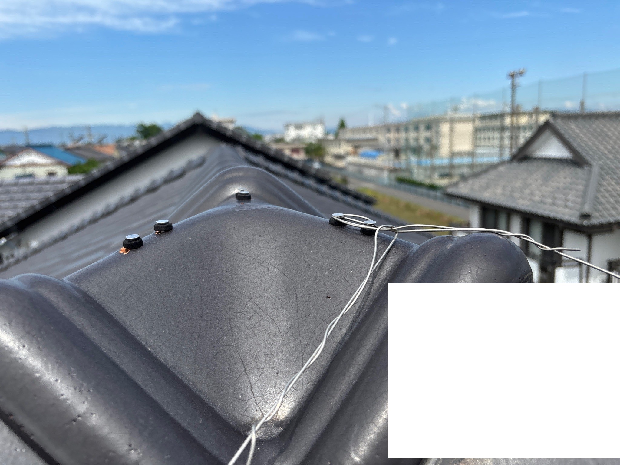 棟瓦ビス交換　施工前3