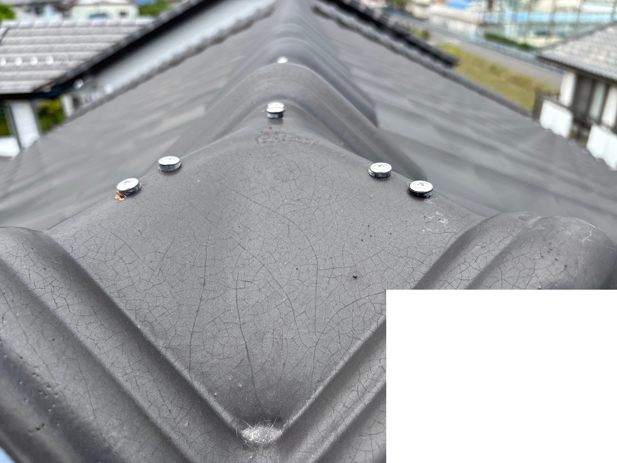 棟瓦ビス交換　施工後3