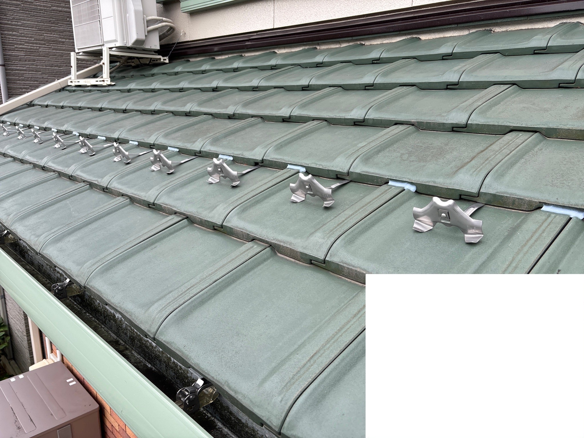 雪止め設置工事　施工後