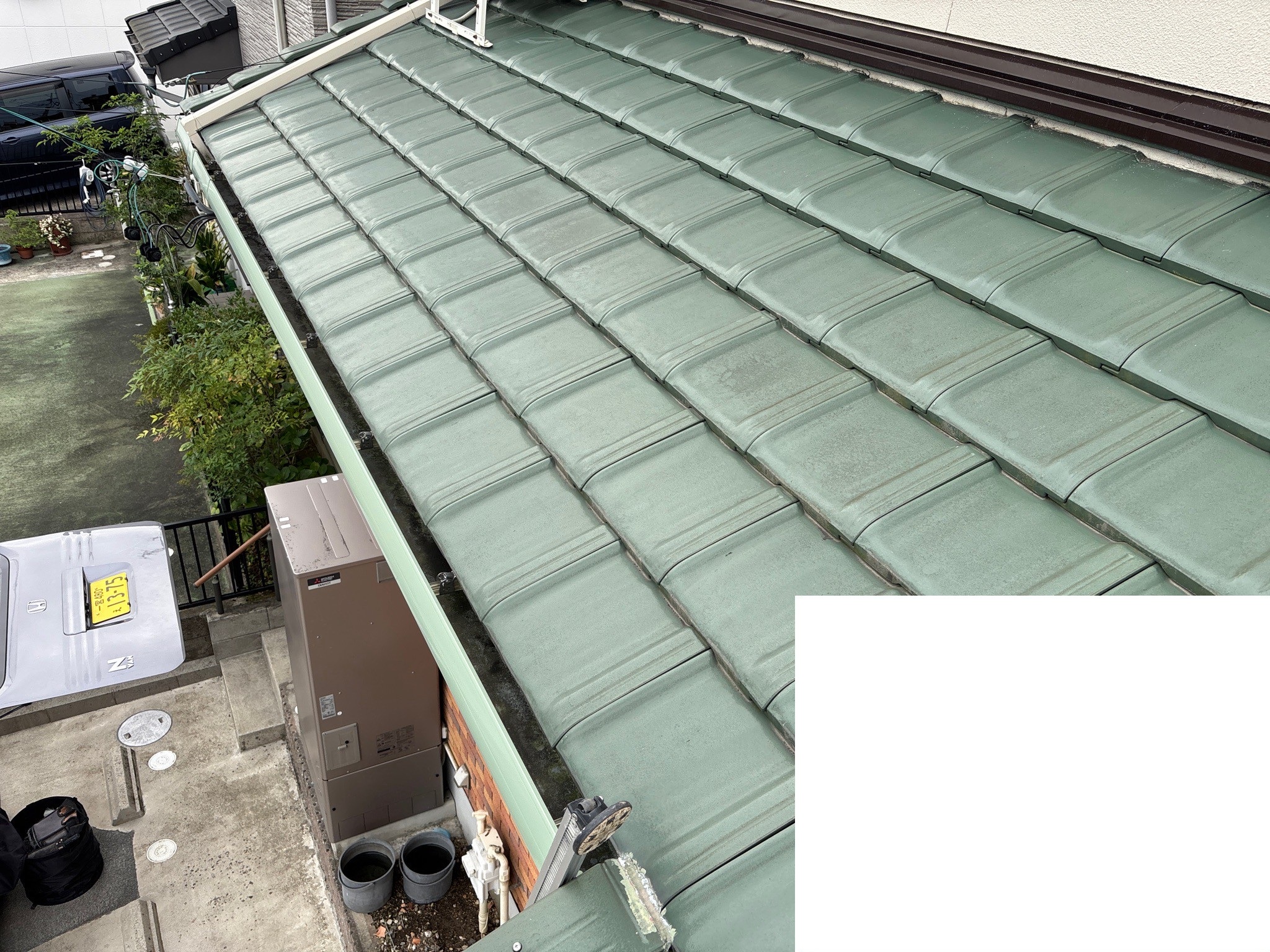 雪止め設置工事　施工前5