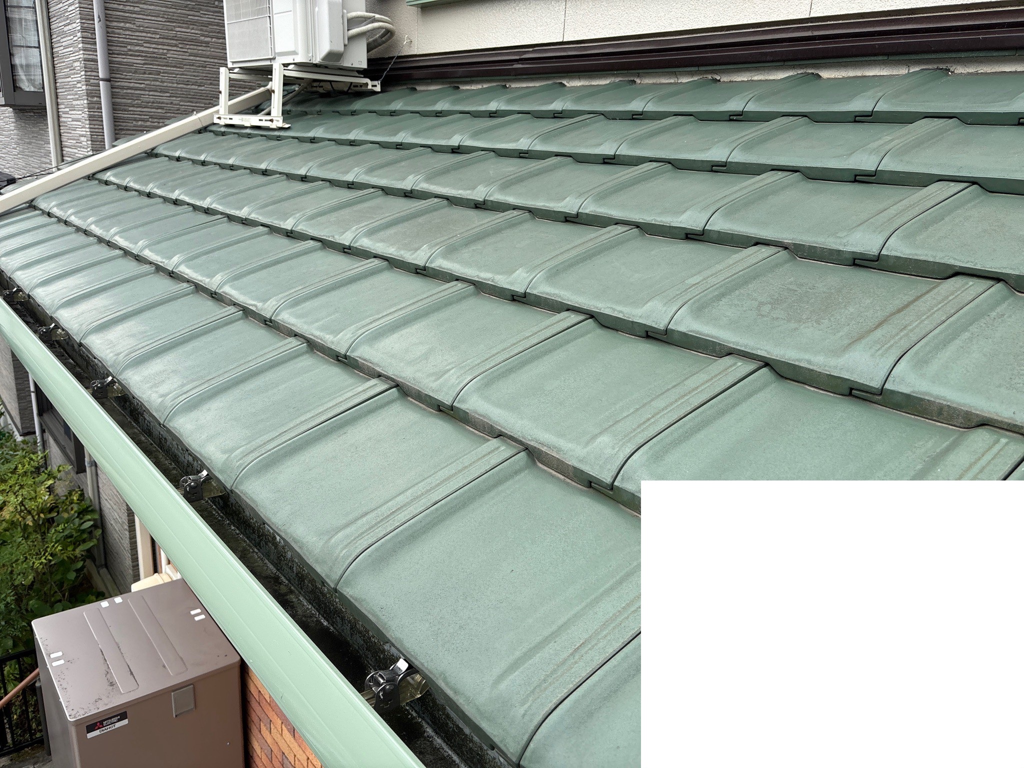 雪止め設置工事　施工前