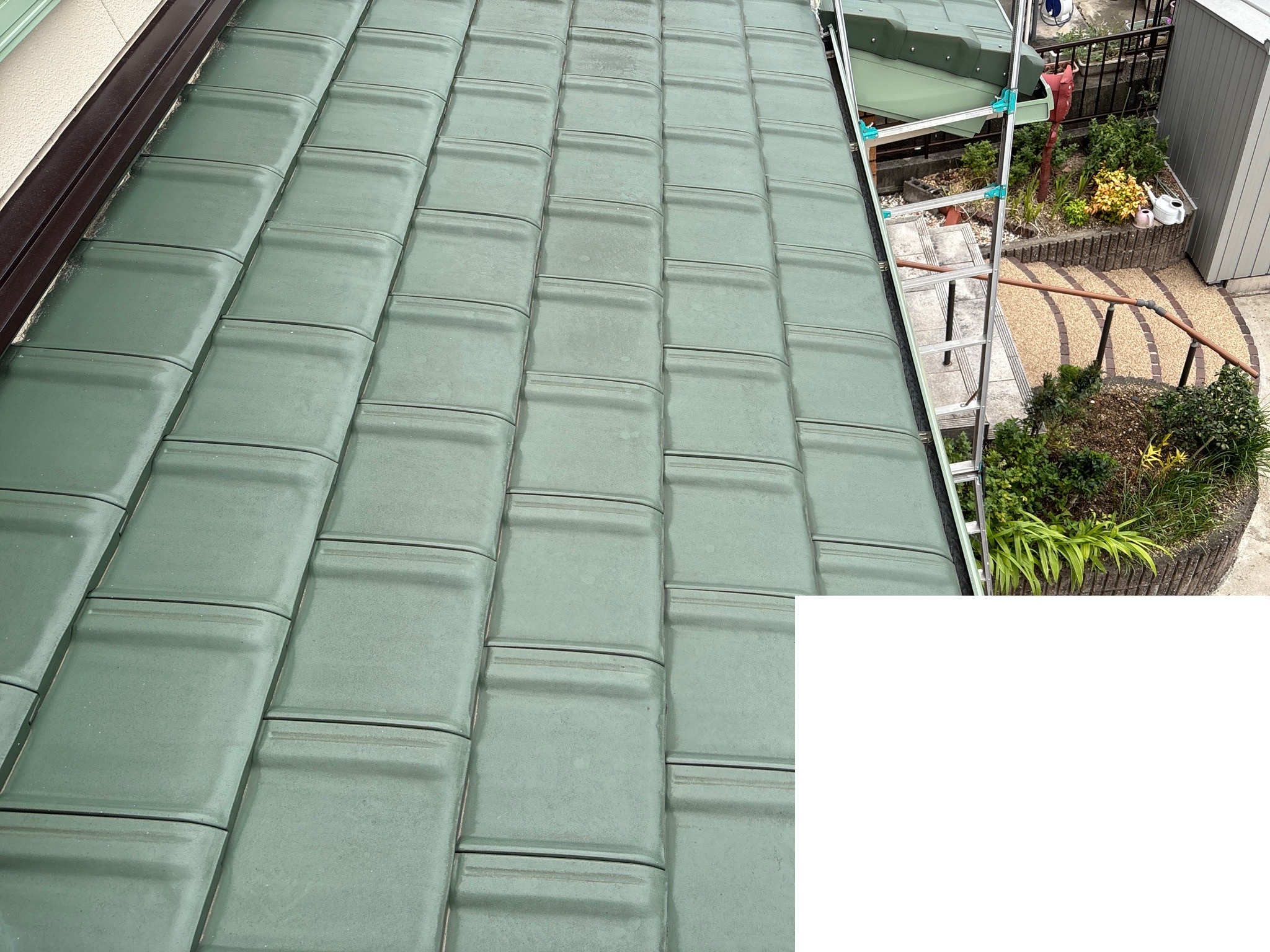 雪止め設置工事　施工前2