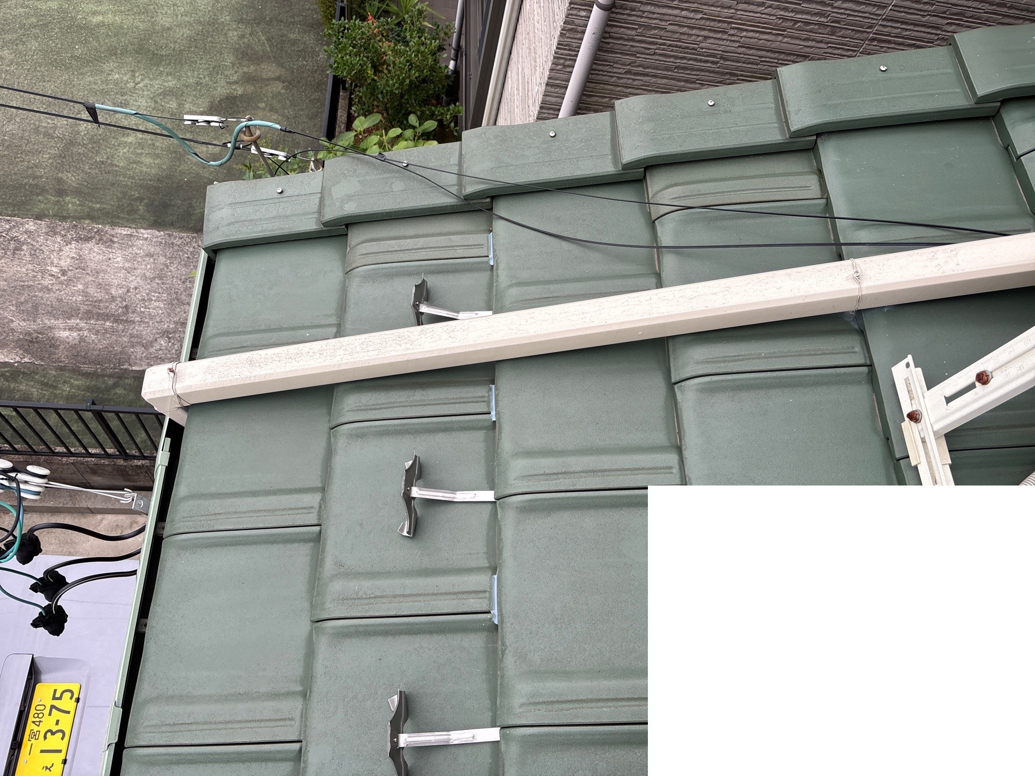 雪止め設置工事　施工後3