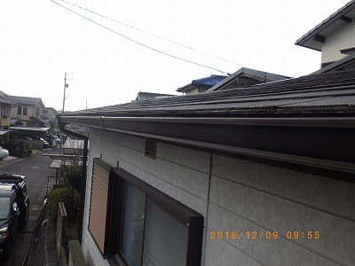 雨樋交換工事PC-50しんちゃ軒樋施工後