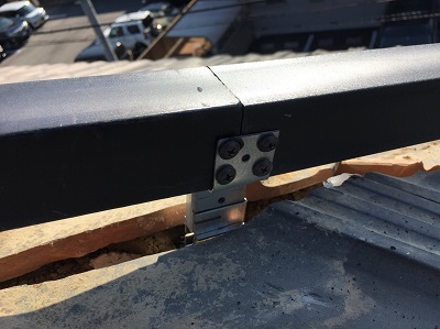 棟組み換え　施工中