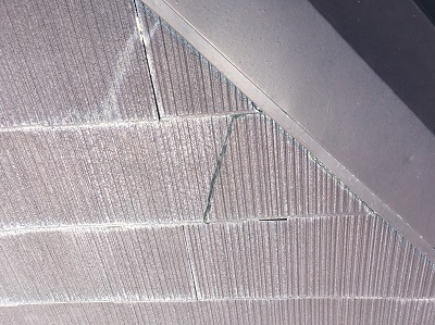 清須市　スレート　割れ　破片