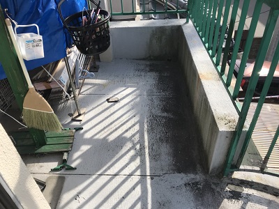 外壁サイディング貼り工事前の様子