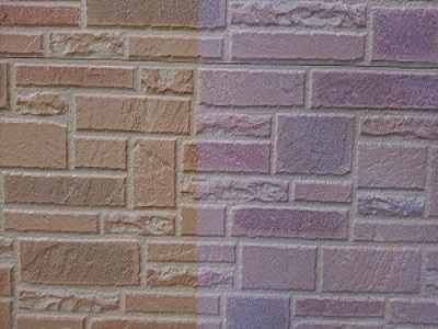 クリヤー塗装で外壁塗装