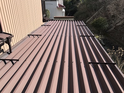 トタン屋根の塗装前