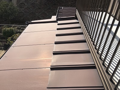 トタン屋根の塗装前