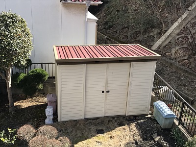 トタン屋根の塗装前