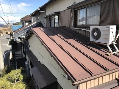トタン屋根の塗装前