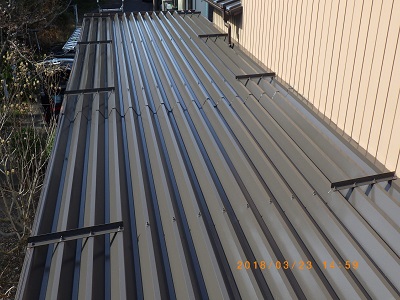 トタン屋根塗装後