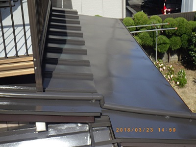 トタン屋根塗装後