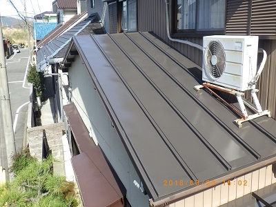トタン屋根塗装後