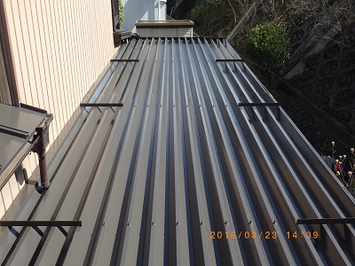 トタン屋根塗装後