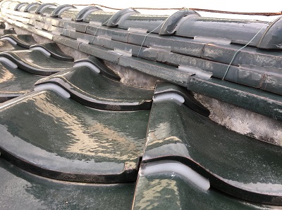 犬山市　屋根工事　漆喰　施工前