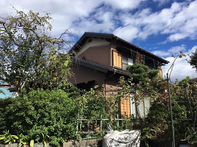 定期点検にお伺いしたお宅の外観