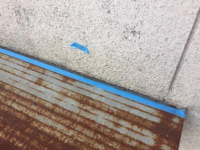 シーリング　養生