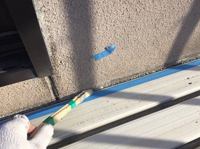 シーリング　プライマー塗布