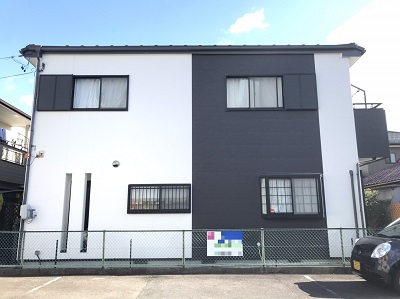 金属サイディング　施工後