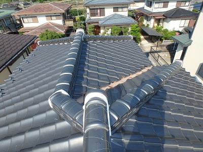 雨漏れの可能性がある屋根の調査