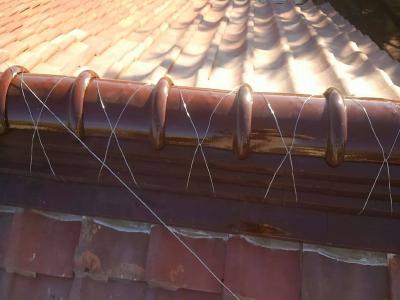 屋根棟施工写真