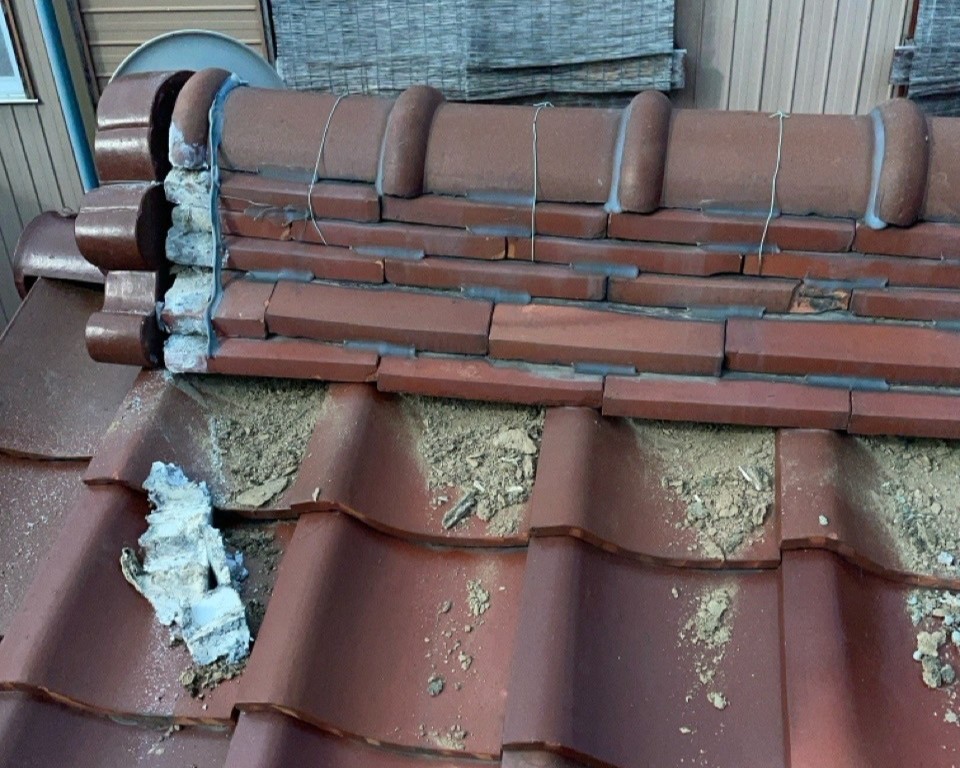 2025.10.6　漆喰　施工中1