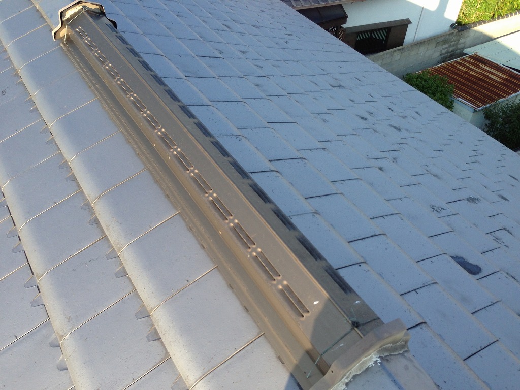 アルミ製棟換気装置「棟風」