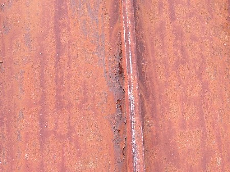瓦棒表面サビ