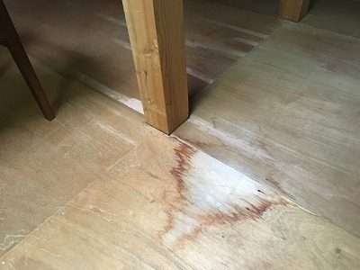 守口市雨漏り小屋裏