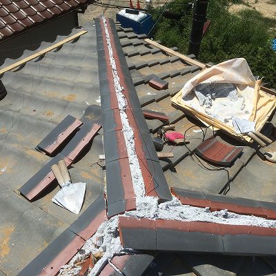 のし瓦積み枚方市