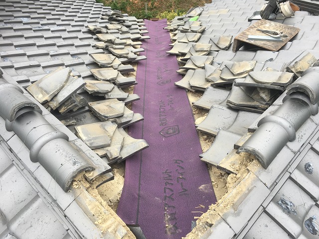 下地ゴムアス貼り