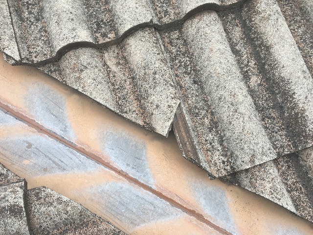 瓦割れ　門真市