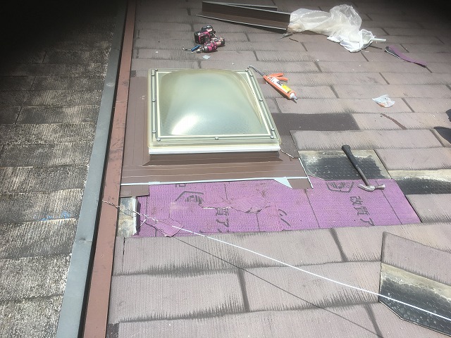 枚方市　瓦復旧