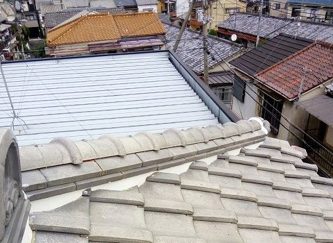 大東市漆喰塗り施工