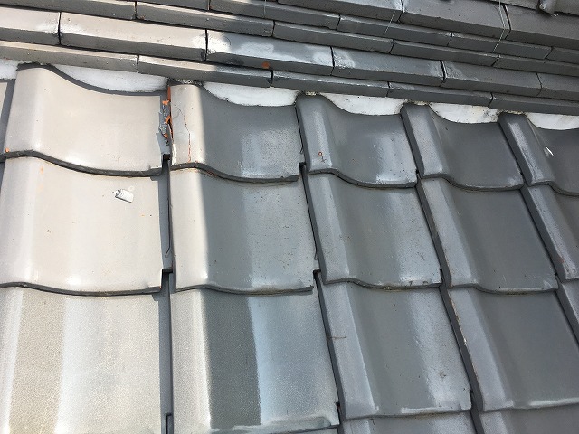 門真市棟瓦状況