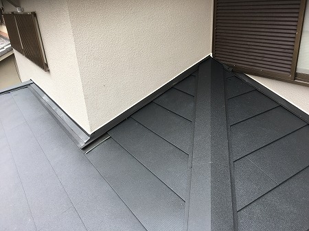 下屋根完成
