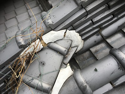 漆喰割れ　枚方市